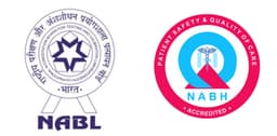 NABL and NABH Accreditation Logos